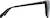 Side view of Cat-Eye Sunglasses T02492112 in Black thumbnail