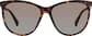 Front view of Cat-Eye Sunglasses T02492515 in Tortoiseshell thumbnail