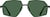 Front view of Geometric Sunglasses T04032124 in Black thumbnail