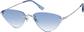 Angle view of Cat-Eye Sunglasses T04041116 in Silver thumbnail