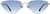 Front view of Cat-Eye Sunglasses T04041116 in Silver thumbnail