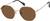 Angle view of Geometric Sunglasses T04051415 in Gold thumbnail
