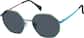Angle view of Geometric Sunglasses T04052912 in Multicolor thumbnail