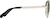 Side view of Aviator Sunglasses T04061424 in Gold thumbnail