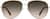 Front view of Aviator Sunglasses T04061915 in Rose Gold thumbnail