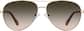 Front view of Aviator Sunglasses T04061915 in Rose Gold thumbnail