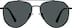 Aviator Sunglasses T04072112 in Black