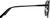 Side view of Aviator Sunglasses T04072112 in Black thumbnail