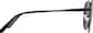 Side view of Aviator Sunglasses T04072112 in Black thumbnail