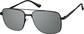 Angle view of Aviator Sunglasses T04082111 in Black thumbnail