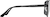 Side view of Aviator Sunglasses T04082111 in Black thumbnail