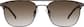 Front view of Aviator Polarized Sunglasses T04091515 in Brown thumbnail