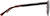 Side view of Aviator Polarized Sunglasses T04091515 in Brown thumbnail