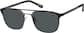 Angle view of Aviator Polarized Sunglasses T04092112 in Black thumbnail