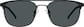 Front view of Aviator Polarized Sunglasses T04092112 in Black thumbnail