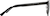 Side view of Aviator Polarized Sunglasses T04092112 in Black thumbnail