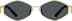 Geometric Sunglasses T04101412 in Gold