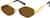 Angle view of Geometric Sunglasses T04101415 in Gold thumbnail