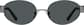 Front view of Oval Polarized Sunglasses T04111212 in Gray thumbnail