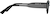 Side view of Oval Polarized Sunglasses T04111212 in Gray thumbnail