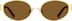 Oval Polarized Sunglasses T04111415 in Gold