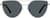Front view of Cat-Eye Sunglasses T04121112 in Silver thumbnail