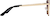 Side view of Cat-Eye Sunglasses T04121415 in Gold thumbnail