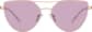 Front view of Cat-Eye Sunglasses T04121919 in Rose Gold thumbnail