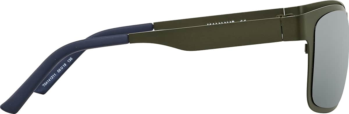 Side view of Rectangle Sunglasses T04141211 in Gray