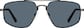 Front view of Aviator Sunglasses T04162112 in Black thumbnail