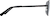 Side view of Aviator Sunglasses T04162112 in Black thumbnail