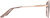 Side view of Aviator Sunglasses T04171919 in Rose Gold thumbnail