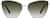 Front view of Cat-Eye Sunglasses T04181112 in Silver thumbnail