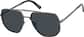 Angle view of Aviator Polarized Sunglasses T04511212 in Gray thumbnail