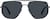 Front view of Aviator Polarized Sunglasses T04511212 in Gray thumbnail