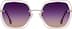 Square Sunglasses T04541417 in Gold