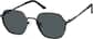 Angle view of Geometric Sunglasses T04551212 in Gray thumbnail
