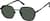 Angle view of Geometric Sunglasses T04552112 in Black thumbnail