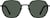 Front view of Geometric Sunglasses T04552112 in Black thumbnail