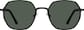 Front view of Geometric Sunglasses T04552112 in Black thumbnail