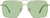 Front view of Aviator Sunglasses T04561424 in Gold thumbnail