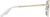 Side view of Aviator Sunglasses T04561424 in Gold thumbnail