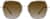 Front view of Geometric Sunglasses T04571415 in Gold thumbnail
