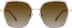 Geometric Sunglasses T04571415 in Gold