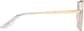 Side view of Geometric Sunglasses T04571415 in Gold thumbnail