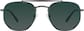 Front view of Aviator Sunglasses T04581212 in Gray thumbnail