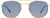 Front view of Aviator Sunglasses T04581416 in Gold thumbnail