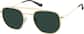 Angle view of Aviator Sunglasses T04581424 in Gold thumbnail