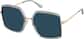 Angle view of Geometric Sunglasses T04591216 in Gray thumbnail