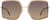Front view of Square Sunglasses T04591515 in Brown thumbnail